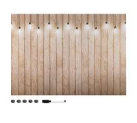 Tableau magnétique - Panneau mémo 90 x 60 cm effaçable avec feutre et aimants