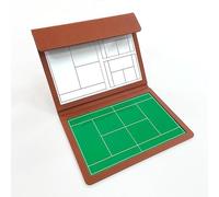 Tableau Magnétique Pliable pour Entraîneurs de Tennis, Tableau Effaçable À Sec pour Entraîneurs, avec 2 Stylos pour Tableau Blanc, pour La Planification Stratégique