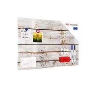 Tableau magnétique pour aimants METALboards, planches en blanc 60x40 cm + ensemble d’accessoires