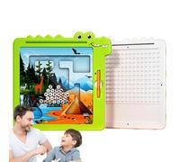 Tableau magnétique pour Labyrinthe, Labyrinthe magnétique - Jeu sensoriel du Cerveau du Labyrinthe de Table d'appariement de Jouets sensoriels - Coordination œil-Main, Jouets