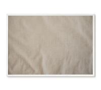 Tableau Magnétique pour Souvenirs de Voyage 70x50 Beige calme Cadre Blanc