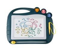 Tableau magnétique pour,Tablette a dessin,Ardoise magique,Cadeau d'anniversaire et jouet éducatif avec stylo magnétique et 3 timbres (vert)