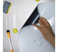 Tableau magnétique réinscriptible pour réfrigérateur avec options de taille A3/pour A4, tableau blanc pour organisation à la maison et gestion des horaires (CT007)