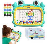 Tableau magnétique tricoté - Jeux de dessin de crabes pour avec stylo magnétique, kit d'apprentissage à composition ouverte Jouets de développement du cerveau pour pour les voyages