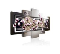 Tableau Magnolia and Zen garden-Taille L 100 x H 50 cm