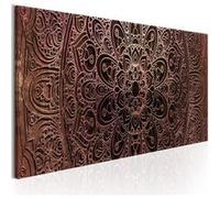 Tableau Imprimé "Mandala : Amber Silence" 45 x 135 cm Multicolore G