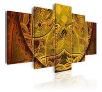 Tableau Mandala: force d'or-Taille L 200 x H 100 cm Imprimé G