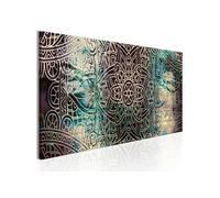 Tableau Mandala: Knot of Peace-Taille L 150 x H 50 cm