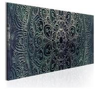 Tableau Mandala: Malachite Calm-Taille L 135 x H 45 cm Imprimé G