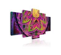 Tableau Mandala: Pink Power-Taille L 100 x H 50 cm Imprimé G