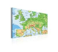 Tableau Imprimé "Map of Europe" 40 x 60 cm