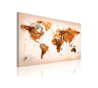 Tableau - Map of the World - Desert storm - 120x80 Artgeist (6174)