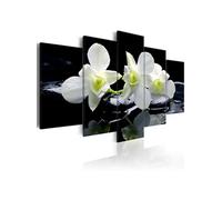 Tableau Melancholic orchids-Taille L 100 x H 50 cm