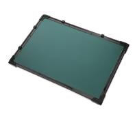 Tableau Mémo Décoratif Vert Double Face, Écriture et Feutre Mural | Plaque Galvanisée et Feutre, Surface Effaçable Lisse, pour Notes, Rappels, Planning Hebdomadaire