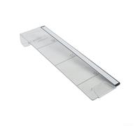 Tableau mémo en acrylique transparent avec fente pour téléphone pour notes et rappels effaçables à sec, organiseur de bureau à domicile, bureau, côté droit, 30,5 cm (gauche)