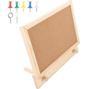 Tableau Mémo Encadré Mural en Bois, Tableau Photo pour Bureau | Planche de Bureau Créative et Simple, Réutilisable Punaises, Protection Murale, Usage Maison