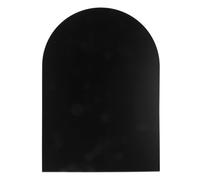 Tableau Mémo Magnétique de Bureau en Fer Noir, Support Vertical Stable | Surface Aimantée pour Notes, Photos et Calendriers, Montage Facile, Magnets Inclus, au Bureau ou Comptoir D’accueil