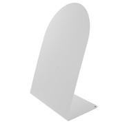 Tableau Mémo Magnétique de Bureau en Fer, Support Vertical Blanc | Surface Magnétique, Affichage Stable, pour Notes et Mémos au Bureau à Maison, Aimants Inclus