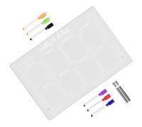 Tableau Mémo Transparent en Acrylique, 1 Set, pour Notes