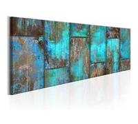 Tableau Artgeist Tableau - Metal Mosaic: Blue - 120x40 (6376)
