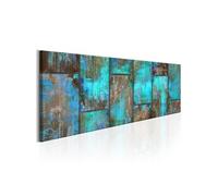 Tableau Artgeist Tableau - Metal Mosaic: Blue - 135x45 (6377)