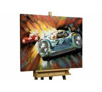 Tableau metallique 3D 'RACING DUEL' | Oeuvre aux dimensions 100x75x5.5cm