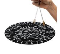 Tableau métaphysique en bois,Pendule Conseil Divination Requescence - Outils divinatoires pour les pratiques spirituelles et occultes, Reiki Energy