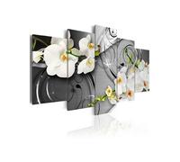 Tableau Milky orchids-Taille L 100 x H 50 cm
