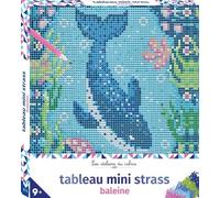 Tableau mini strass Baleine - boîte avec accessoires - - Ophélie Ortal - Deux Coqs D'or - Jeux livres objets