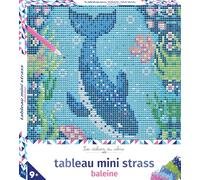 Tableau mini strass Baleine - boîte avec accessoires