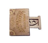 Tableau miniature Spirit - Minuscule planche ouija parlante faite à la main avec tiroir - Ouija en bois - Outils de divination - Pour la famille, les amis, la décoration de chambre à coucher