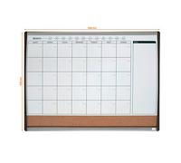 Tableau mixte magnétique liège 58,5 x 43 cm avec calendrier mensuel Nobo