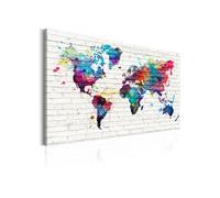 Tableau - Modern Style: Walls of the World - 90x60 Artgeist (6462)