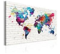 Tableau - Modern Style: Walls of the World - 90x60 Artgeist (6462)