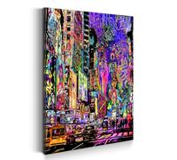 Tableau Moderne sur Toile Graffiti Street Art New York décoration Murale Taille 60x40x2cm