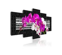 Tableau Modest orchids-Taille L 200 x H 100 cm