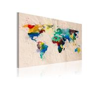 Tableau Monde de couleurs-Taille L 90 x H 60 cm