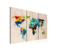 Tableau - Monde de couleurs - triptyque - 90x60 (9871)