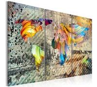 Tableau Monde plein de couleurs-Taille L 90 x H 60 cm Imprimé G