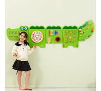 Tableau Montessori FSC en Bois Multi Activité pour Enfants Chambre à Coucher Ou