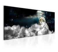 Tableau Moon in the Clouds-Taille L 135 x H 45 cm Imprimé G
