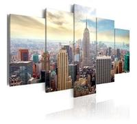 Tableau Morning in New York City-Taille L 200 x H 100 cm Imprimé