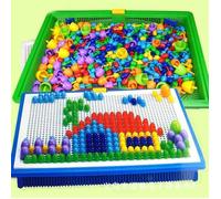 Tableau mosaïque - Keeper - 296 picots en plastique - Pour enfants dès 3 ans