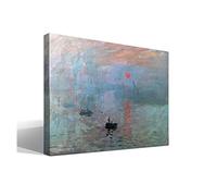 Tableau Motif Soleil levant de Monet Claude Oscar Qualité HQ 55 cm x 40 cm
