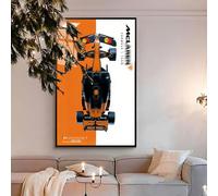 Tableau mural affichage pour Lego Technic McLa*ren MCL39 42228 F1, portefeuille de collection F1 Motorsport, parfait pour les amateurs de Lego (mur d'affichage uniquement)
