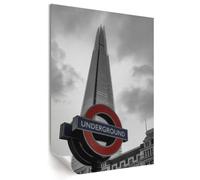 Tableau mural affiche pour déco maison 42x59,5 cm Métro de Londres