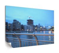 Tableau mural affiche pour déco murale de bureaux 84x59,5 cm Ville du soir