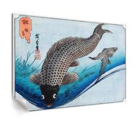 Tableau mural affiche pour le mur du bureau 42x29,7 cm Carpes et crucians