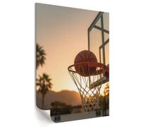 Tableau mural affiche pour le mur du bureau 42x59,5 cm match de basket-ball