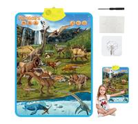 Tableau Mural Alphabet Électronique - PVC 41x55.5cm 310g | Tableau D'Apprentissage Audio Interactif Pour Garçons Et Filles D'Âge Préscolaire 1 À 5 Ans | Affiche Parlante Éducative Pour Plaisir De L'Al